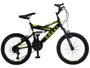 Bicicleta Aro 20 Colli GPS Freio V Brake Aço Carbono Suspensão Dupla Imagem de Bicicleta Aro 20 Colli GPS Freio V Brake Aço Carbono Suspensão Dupla