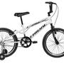 Imagem de Bicicleta Aro 20 Infantil Bmx Cross Roda Lateral Branco