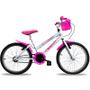 Imagem de Bicicleta Aro 20 Infantil Feminina com Cestinha Para Criança Menina