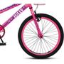 Imagem de Bicicleta ARO 20 JULLY Rosa Neon com Cestinha