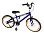 Imagem de Bicicleta aro 20 tipo bmx masculino aro aero 6 marchas azul