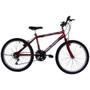 Imagem de Bicicleta Aro 24 18V Sport Cor Vermelha