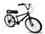 Imagem de Bicicleta aro 24 com banco de mobilete 6 marchas tipo bmx am