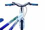 Imagem de Bicicleta aro 24 masc azul rebaixada com aro aero