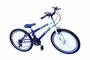 Imagem de Bicicleta aro 24 masc azul rebaixada com aro aero