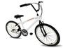 Imagem de Bicicleta aro 24 masculino tpo bmx sem marchas c/aero branca