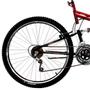 Imagem de Bicicleta Aro 26 18V Full Suspention Max 260 Vermelho