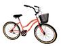 Imagem de Bicicleta aro 26 adulto com aros aero freios alumínio Salmão