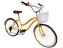 Imagem de Bicicleta Aro 26 Adulto Vintage Cesta de metal Amarelo