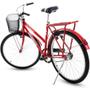 Imagem de Bicicleta aro 26 feminina com bagageiro e cesto - ONIX VB - Houston