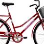 Imagem de Bicicleta Aro 26 Feminina Freio no Pé CP Classic - Vermelho