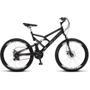 Imagem de Bicicleta Aro 26 Full-s GPS Aero Freio a Disco Preto Fosco - Colli Bikes