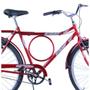 Imagem de Bicicleta Aro 26 Masculina Barra Circular VB Potenza Vermelha