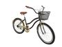 Imagem de Bicicleta Aro 26 passeio retrô sem marchas cesta metal preto