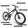 Imagem de Bicicleta Aro 26 Quadro 13 Freio Disco Vmaxx Freeride Tuff 21v Alumínio Preto Rosa - Viking
