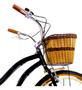Imagem de Bicicleta Aro 26 Retrô Vintage Feminina Cesta Vime Bagageiro
