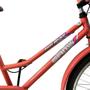 Imagem de Bicicleta Aro 26 Rolamentada Urbana Retro C/ Cestinha Rodas  Aluminio Aero Reforçado