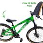 Imagem de Bicicleta Aro 26 Vikingx Tuff 25 Aluminio Freio Disco Mecanico Rodas Vmaxx Cambio Importado Pneu Balão Faixa Amarelo