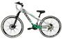 Imagem de Bicicleta Aro 26 Vikingx Tuff Branca com Verde 21v Alumínio Freio a Disco Aros Vmaxx Pretos