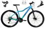 Imagem de Bicicleta Aro 29 Absolute Hera 21v Câmbios Shimano Freio a Disco Hidráulico Alumínio Garfo Com Suspensão - Azul/Verde