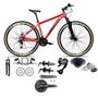 Imagem de Bicicleta aro 29 Absolute Nero 5 Câmbios 27v Shimano Altus Freios Hidráulicos Pneu com Faixa - Vermelho