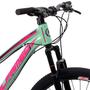 Imagem de Bicicleta Aro 29 Alfameq Pandora Feminina Alumínio 21v Freio A Disco - Verde/Rosa