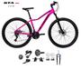 Imagem de Bicicleta Aro 29 Alfameq Pandora Kit 2x9 Gta Sunrun Freio Disco K7 11/36 Pedivela 24/38d Garfo com Trava - Rosa/Preto