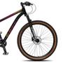Imagem de Bicicleta Aro 29 Colli Allure 21 Velocidades Quadro 17 Shimano Alumínio Preto/Rosa