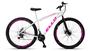 Imagem de Bicicleta Aro 29 Freio a Disco 21M. Velox Branca/Pink - Ello Bike