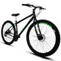 Imagem de Bicicleta Aro 29 Freio a Disco 21M. Velox Preto/Verde - Ello Bike