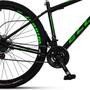 Imagem de Bicicleta Aro 29 Freio a Disco 21M. Velox Preto/Verde - Ello Bike