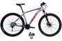 Imagem de Bicicleta Aro 29 Gta Insane 24v Câmbio Shimano Acera K7 Garfo Trava Freio a Disco - Vermelho/Cinza