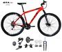 Imagem de  Bicicleta Aro 29 GTA Start Kit 2x9 Gta Sunrun Freio Disco K7 11/36 Pedivela 24/38d Garfo com Trava - Vermelho  