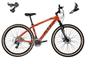 Imagem de Bicicleta Aro 29 Gti Roma Alumínio 21v Câmbios Shimano Freio a Disco com Pneu Faixa Bege - Laranja