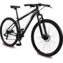 Imagem de Bicicleta Aro 29 KRW Alumínio Shimano TZ 21 Velocidades Marchas Freio a Disco Suspensão MountainBikeS21