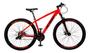 Imagem de Bicicleta Aro 29 Ksw Alum 24v Câmbios Shimano Freio A Disco Vermelho e Preto  Tamanho 21