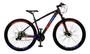 Imagem de Bicicleta Aro 29 Ksw Alumínio 21 Vel Câmbios Shimano (Preto, Vermelho e Azul Tamanho 15)