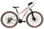 Imagem de Bicicleta Aro 29 Ksw Mwza 24v K7 Câmbios Shimano Freio Hidráulico Garfo com Trava Pneu Faixa Bege - Branco/Rosa