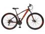 Imagem de Bicicleta Aro 29 KSW XLT 2020 21v Freio a Disco Preto Vermelho Laranja 17