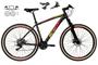 Imagem de Bicicleta aro 29 Ksw Xlt 24v Câmbios Shimano Freios Hidráulicos Garfo com Suspensão Pneu Faixa Bege - Preto/Vermelho/Amarelo