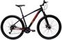 Imagem de Bicicleta Aro 29 Ksw Xlt 24v Freio A Disco Suspensão Mountain Bike Alumínio - Preto/Vermelho/Laranja