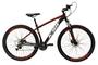 Imagem de Bicicleta aro 29 Ksw Xlt 27v Freio Disco Hidráulico Garfo Trava Preto com Vermelho e Branco Tam.17 Alumínio