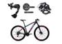 Imagem de Bicicleta Aro 29 Ksw Xlt Alumínio Câmbio Traseiro Shimano Alívio e Altus 27v Freio Hidráulico Garfo Com Trava - Preto/Pink/Azul - Tam. 15