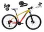 Imagem de Bicicleta aro 29 Ksw Xlt Shimano Altus 24V Freio a Disco Hidráulico Garfo com Trava - Amarelo/Laranja