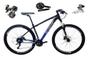 Imagem de Bicicleta aro 29 Ksw Xlt Shimano Altus 24V Freio a Disco Hidráulico Garfo com Trava - Preto/Azul