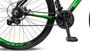 Imagem de Bicicleta Aro 29 Off Alumínio Disco Suspensão Preto/Verde Quadro 21