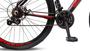 Imagem de Bicicleta Aro 29 Off Alumínio Disco Suspensão Preto/Vermelho Tamanho:19