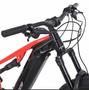 Imagem de Bicicleta Aro 29 Oggi Eletrica Razzo Full Suspension - Preta Vermelha