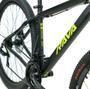 Imagem de Bicicleta Aro 29 - Tam. 17 - 21v - RAVA PRESSURE Preto e Verde Câmbio Shimano Quadro Alumínio