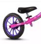 Imagem de Bicicleta Balance Bike Feminina Sem Pedal Equilíbrio Aro 12 Infantil Nathor